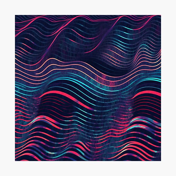 Item preview, Digital Purple Waves designed and sold by BraveFellow.