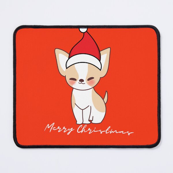 Item preview, Cute Chihuahua with Santa Claus' hat 5 - christmas dog collection designed and sold by Olivvier.