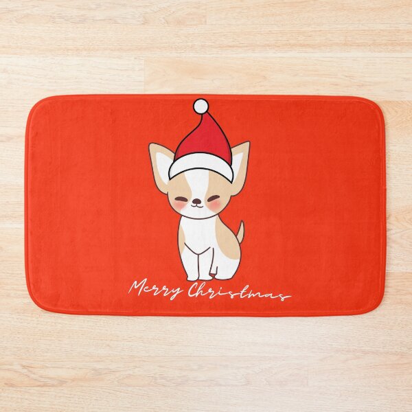 Item preview, Cute Chihuahua with Santa Claus' hat 5 - christmas dog collection designed and sold by Olivvier.