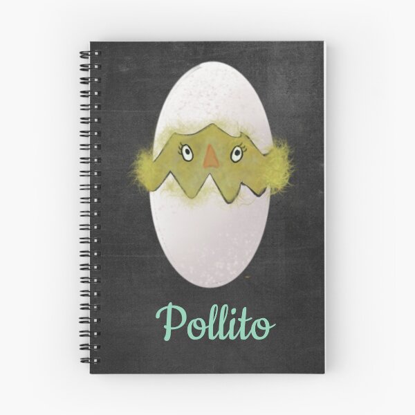 Item preview, Chick Spiral Notebook designed and sold by aprendecondanio.