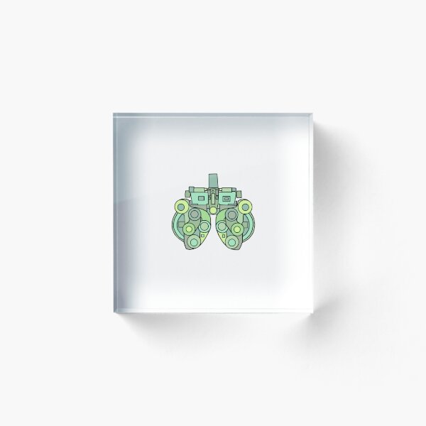 Item preview, Phoropter in Green  designed and sold by TheEyeFanatic.