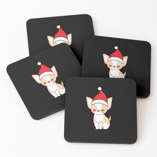 Item preview, Cute Chihuahua with Santa Claus' hat 6 - christmas dog collection designed and sold by Olivvier.