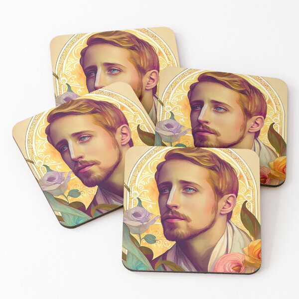 Item preview, Portrait of Ryan Gosling designed and sold by MadeByHaresShop.