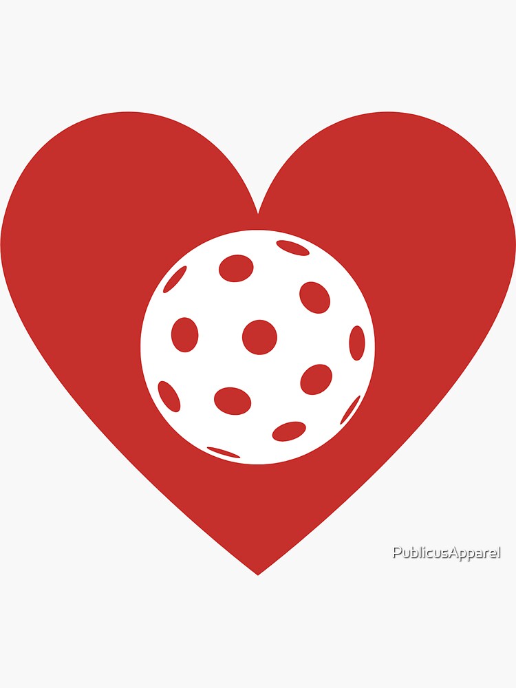 "I love Pickleball Pickleball Pickleball Badge Pickleball Logo