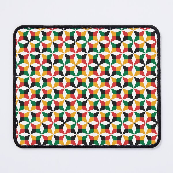 Item preview, Geometric Diamond Pattern (Rasta Colours) designed and sold by John Uttley.