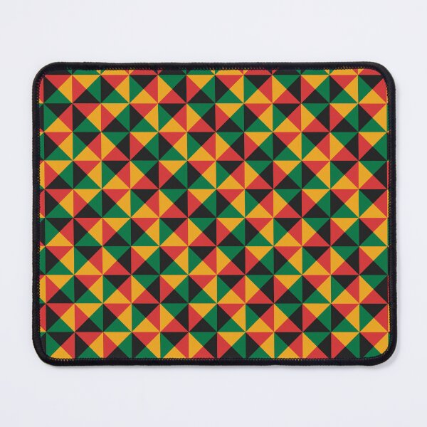 Item preview, Geometric Triangle Pattern (Rasta Colours) designed and sold by John Uttley.