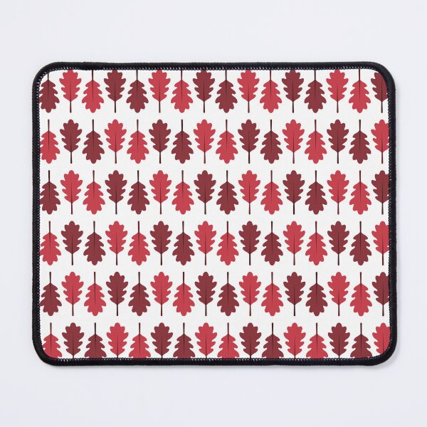 Item preview, Patrón de hojas de roble (rojo) designed and sold by John Uttley.