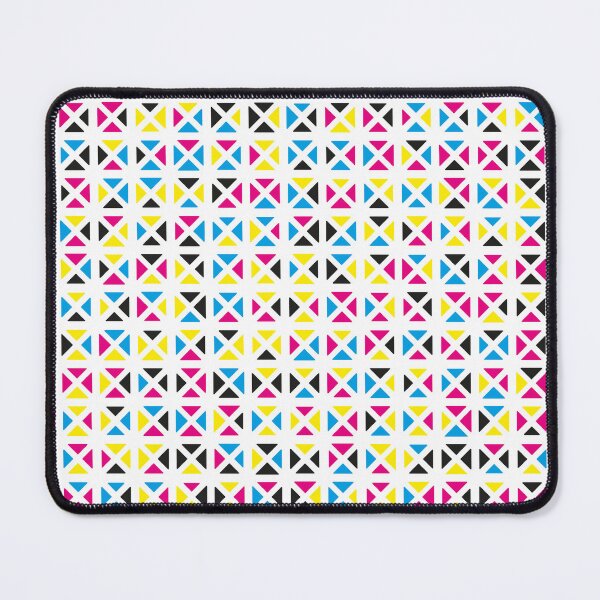 Item preview, Rounded Triangle Pattern (CMYK) designed and sold by John Uttley.