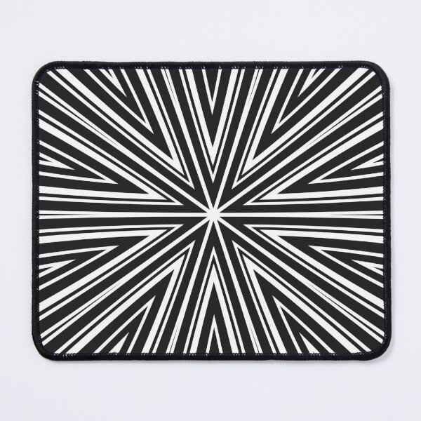Item preview, Barcode Sunburst Square (Black White) designed and sold by John Uttley.