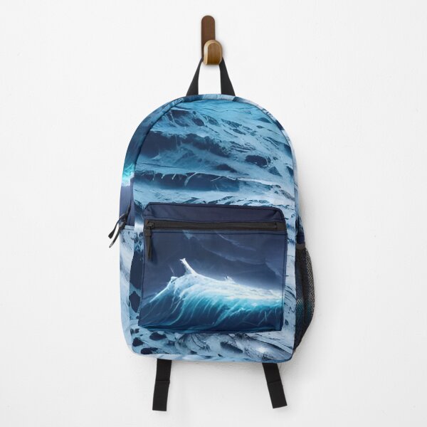 Item preview, Hyperrealistic blue ocean waves designed and sold by Crestern.