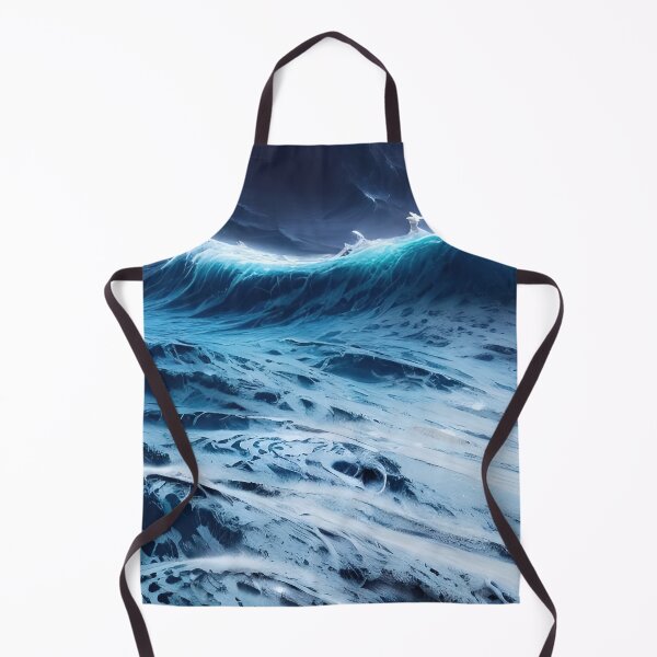 Item preview, Hyperrealistic blue ocean waves designed and sold by Crestern.