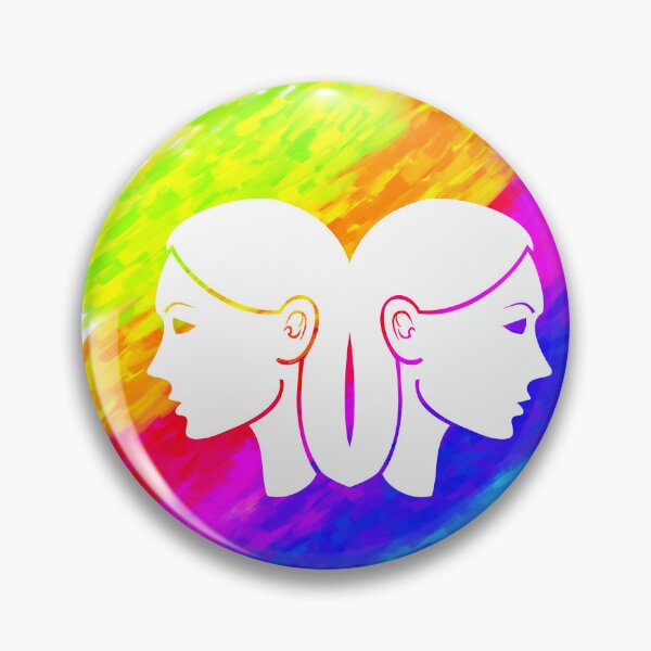 Item preview, Gemini Zodiac Sign on Oil Paint Color Patch  designed and sold by Dewlangrial.