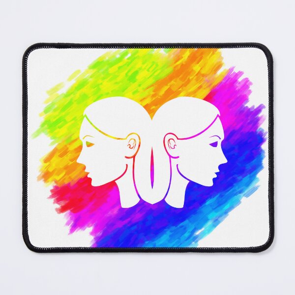 Item preview, Gemini Zodiac Sign on Oil Paint Color Patch designed and sold by Dewlangrial.