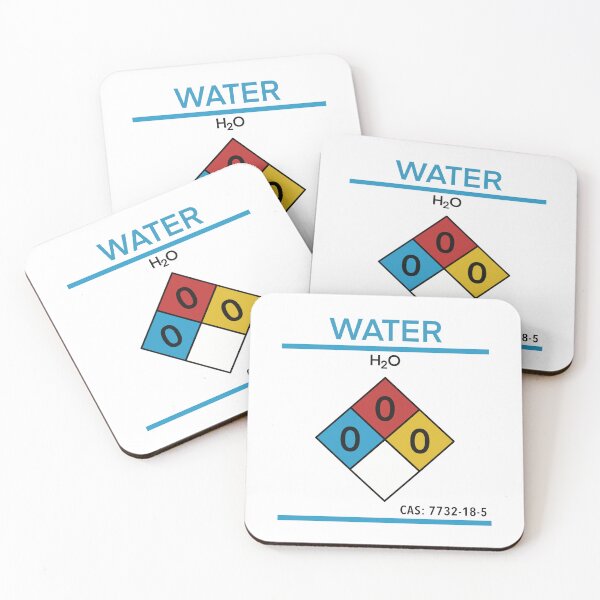 Item preview, Novelty Water Label designed and sold by Science Lab Designs.