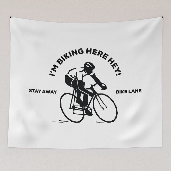 Item preview, I'm biking here hey! designed and sold by define design.