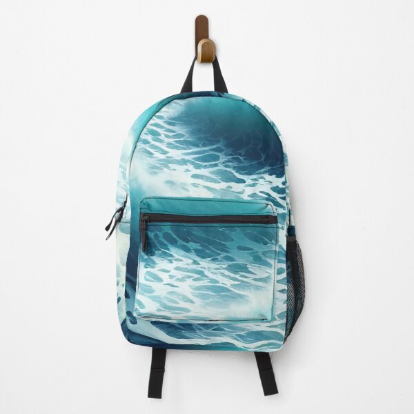 Item preview, Hyperrealistic blue ocean waves designed and sold by Crestern.