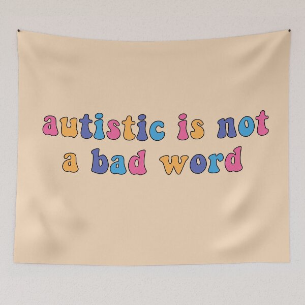 Item preview, autistic is not a bad word designed and sold by retro10.