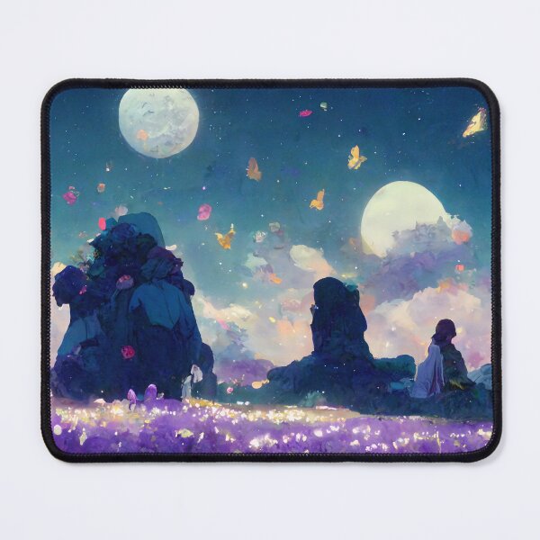 Item preview, Lavender Moonlight Field designed and sold by DigitalRevvi.