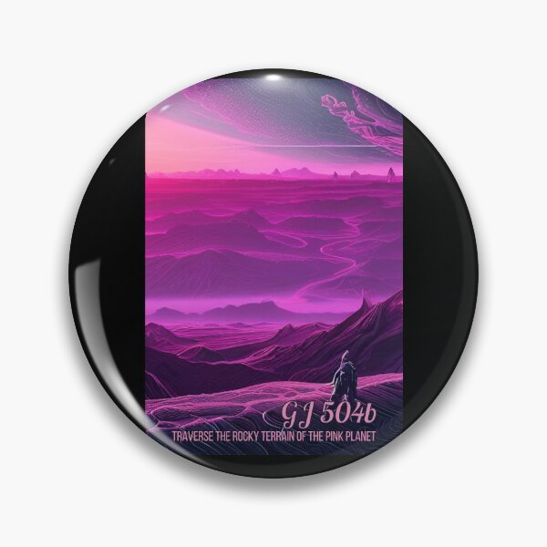 Item preview, GJ 504b - Traverse the Rocky Terrain of the Pink Planet designed and sold by Caregiverology.