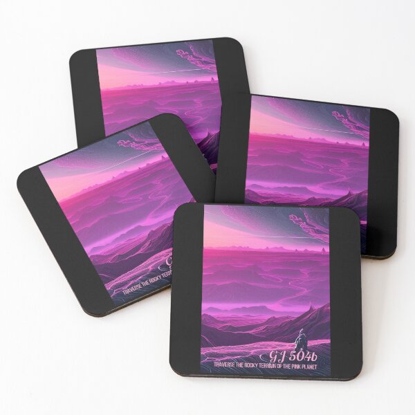 Item preview, GJ 504b - Traverse the Rocky Terrain of the Pink Planet designed and sold by Caregiverology.