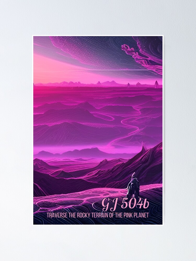 GJ 504b - Traverse the Rocky Terrain of the Pink Planet