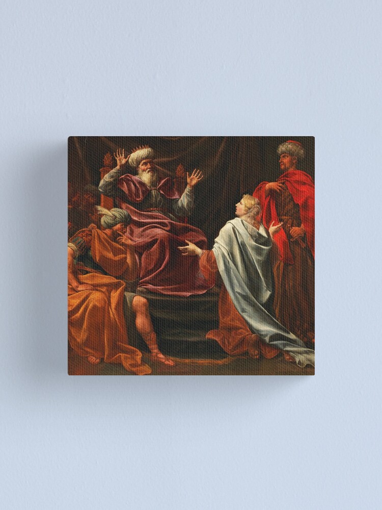 Lienzo for Sale con la obra «Ester ante el rey Asuero Arte