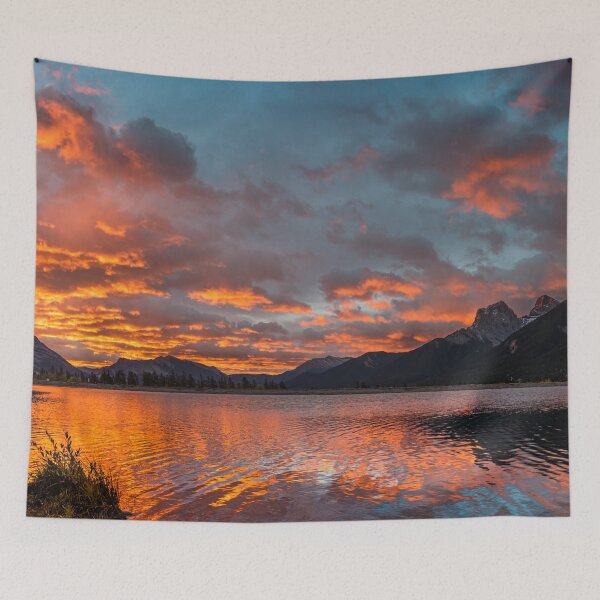 Item preview,   Banff British Columbia, Banff Road Canada, Nature wall decor,Canada,Nature,Canada print,panoramic,,panorama, art,lake life designed and sold by eyesight4vision.