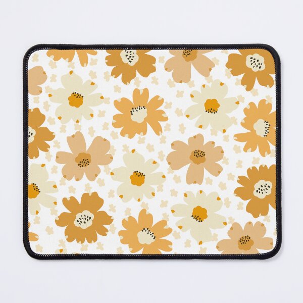Item preview, Abstract Mustard Flower Blossoms Art Print designed and sold by * Jennadesigns.