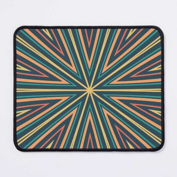 Item preview, Barcode Sunburst Square (Cool Autumn) designed and sold by John Uttley.