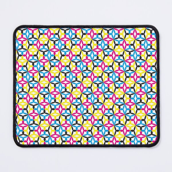 Item preview, Geometric Flower Petal Pattern (CMYK) designed and sold by John Uttley.