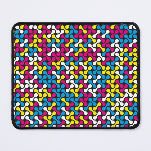 Item preview, CMYK Colour Metaballs Pattern (Black) designed and sold by John Uttley.