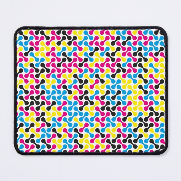 Item preview, CMYK Colour Metaballs Pattern (White) designed and sold by John Uttley.