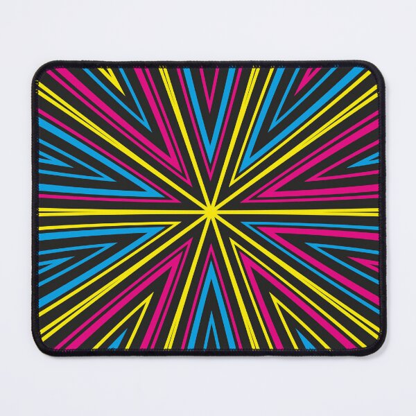 Item preview, Barcode Sunburst Square (CMYK) designed and sold by John Uttley.