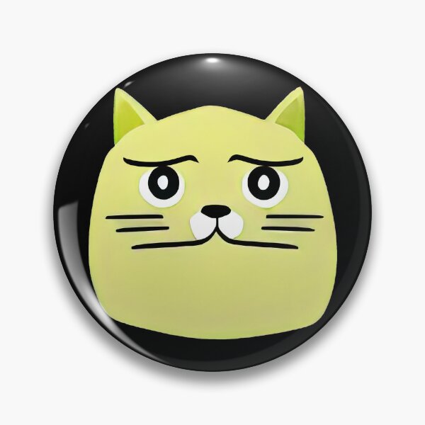 Artikelvorschau, Netter fetter Katzen-Gelb-Kopf illustriert entworfen und verkauft von WonkaDunkaDunk.