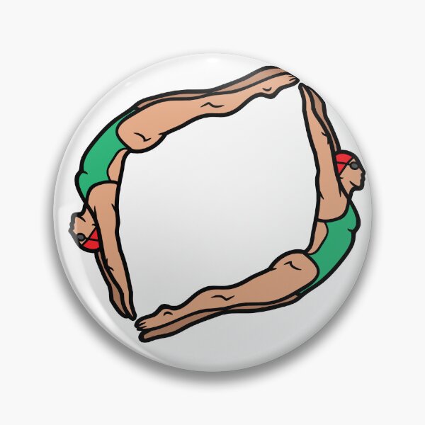 Item preview, Artistic Swimming Synchronized Swimming.  Artistic swimmers in a synchro team.  Synchronized swimmer designed and sold by LoveSynchro.