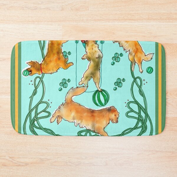 Item preview, Golden Retriever Dogs at Play  designed and sold by donnadavisart.