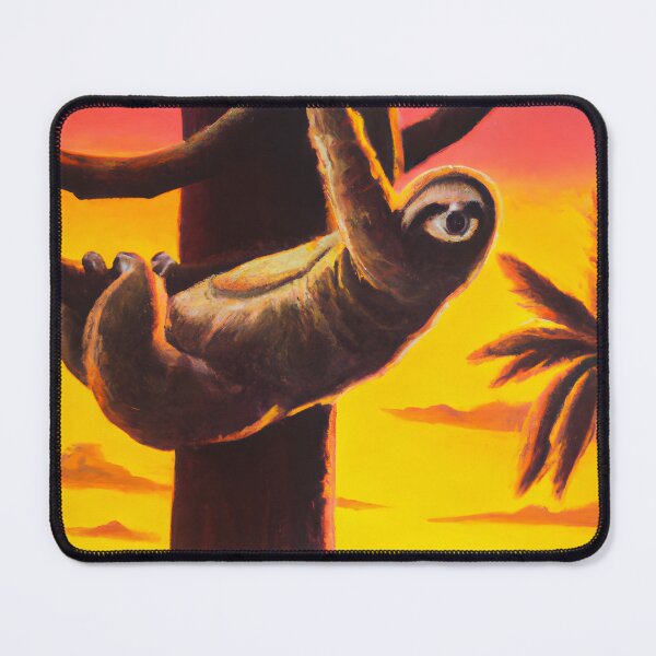 Item preview, A sloth on a tree impressionist style designed and sold by arkantus.