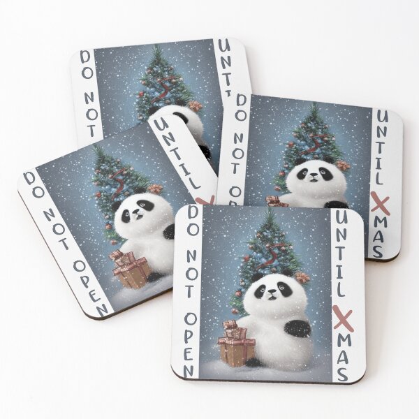 Item preview, Don't open until Christmas, Panda 3 designed and sold by i-cottagedesign.