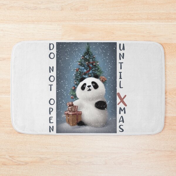 Item preview, Don't open until Christmas, Panda 3 designed and sold by i-cottagedesign.
