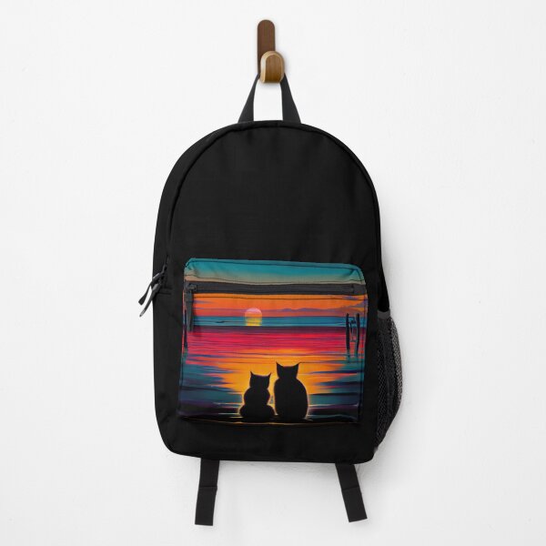 Item preview, Cats Looking at Sunset - New Design designed and sold by My Cool Store.