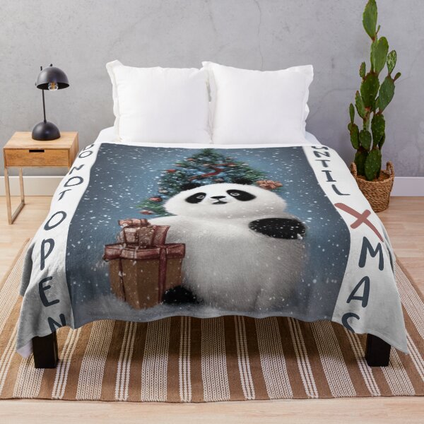 Item preview, Don't open until Christmas, Panda 3 designed and sold by i-cottagedesign.