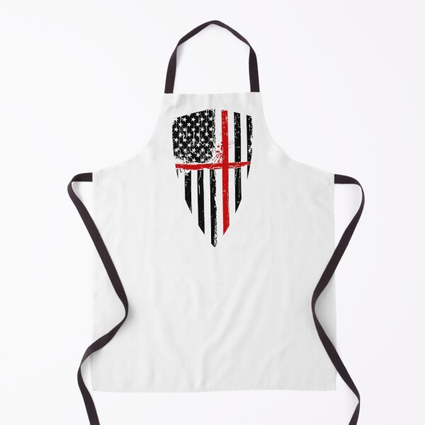 Item preview, American Flag Red Line Crusader designed and sold by AndrewStep.