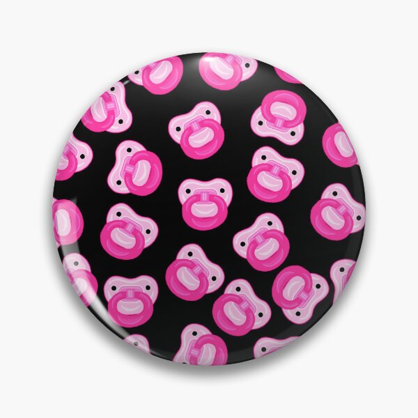 Item preview, Pink Baby Girl Pacifier Pattern designed and sold by Deborah Camp.