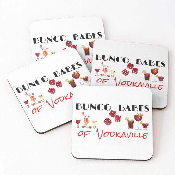 Item preview, BUNCO BABES of Vodkaville (for light colored background) designed and sold by Mark Howard.