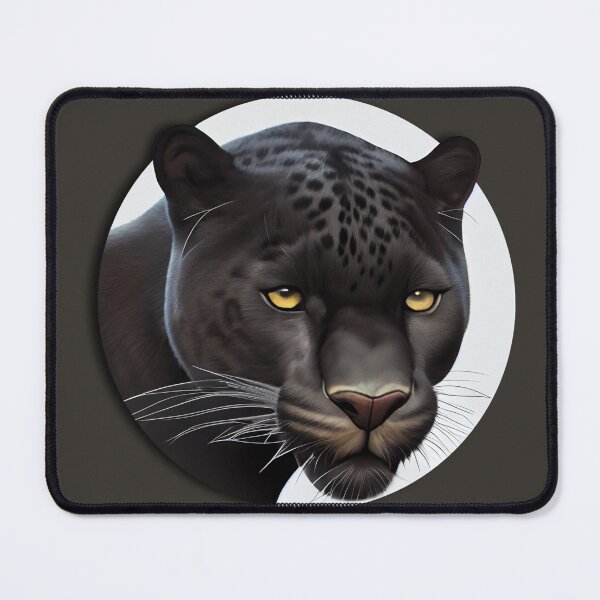 Item preview, Black Panther illustration with shadow for cat lovers designed and sold by KOTOdesign.
