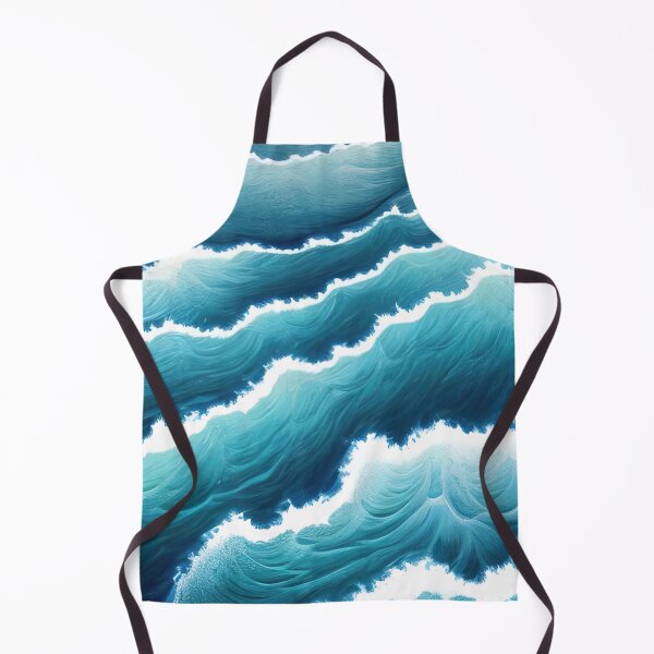 Item preview, Hyperrealistic blue ocean waves designed and sold by Crestern.