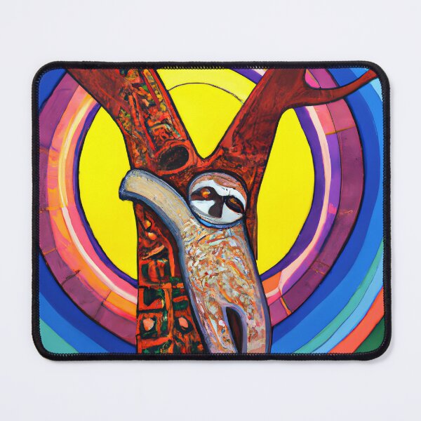 Item preview, A sloth on a tree pictorial art style designed and sold by arkantus.