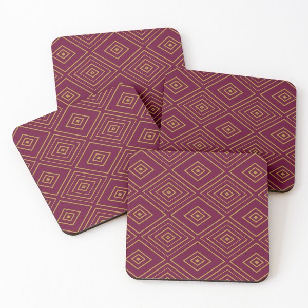 Item preview, Dark Red & Gold Art Deco designed and sold by PSCSCo.