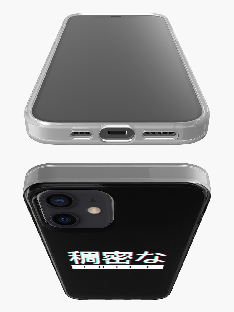Alternate view of Aesthetic Japanese "THICC" Logo iPhone Case & Cover