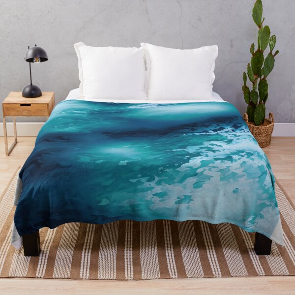 Item preview, Blue ocean waves designed and sold by Crestern.